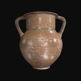 MA1997.22.1 Black on Red I-II Ware Small-necked amphora