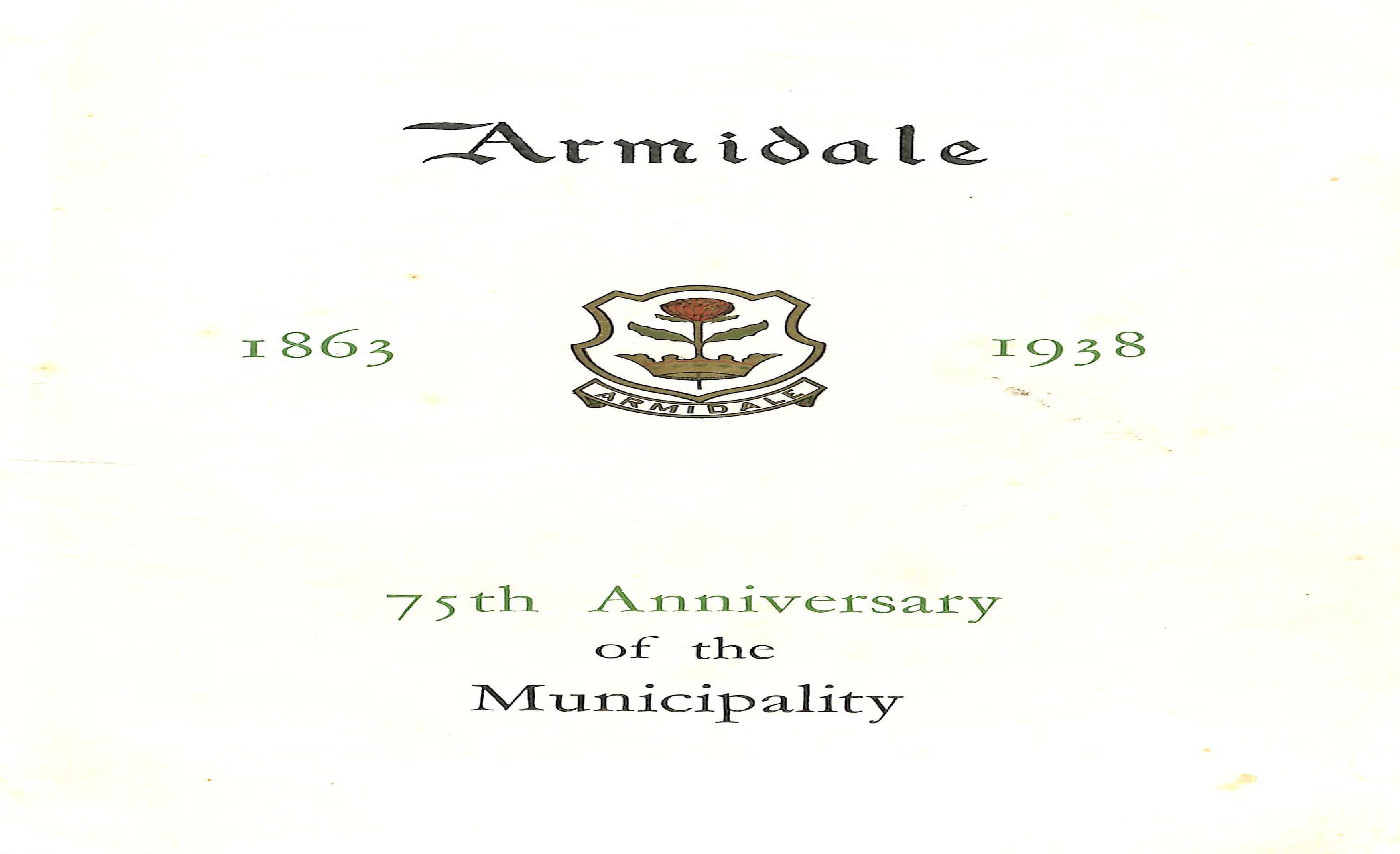 Armidale 1863-1938: 75th Anniversary of the Municipality