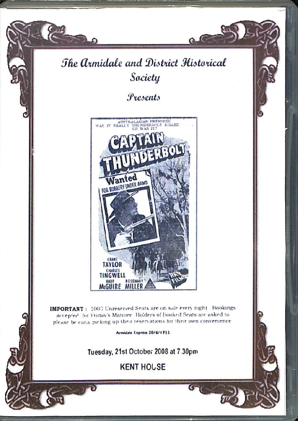 Captain Thunderbolt - Capitol Theatre