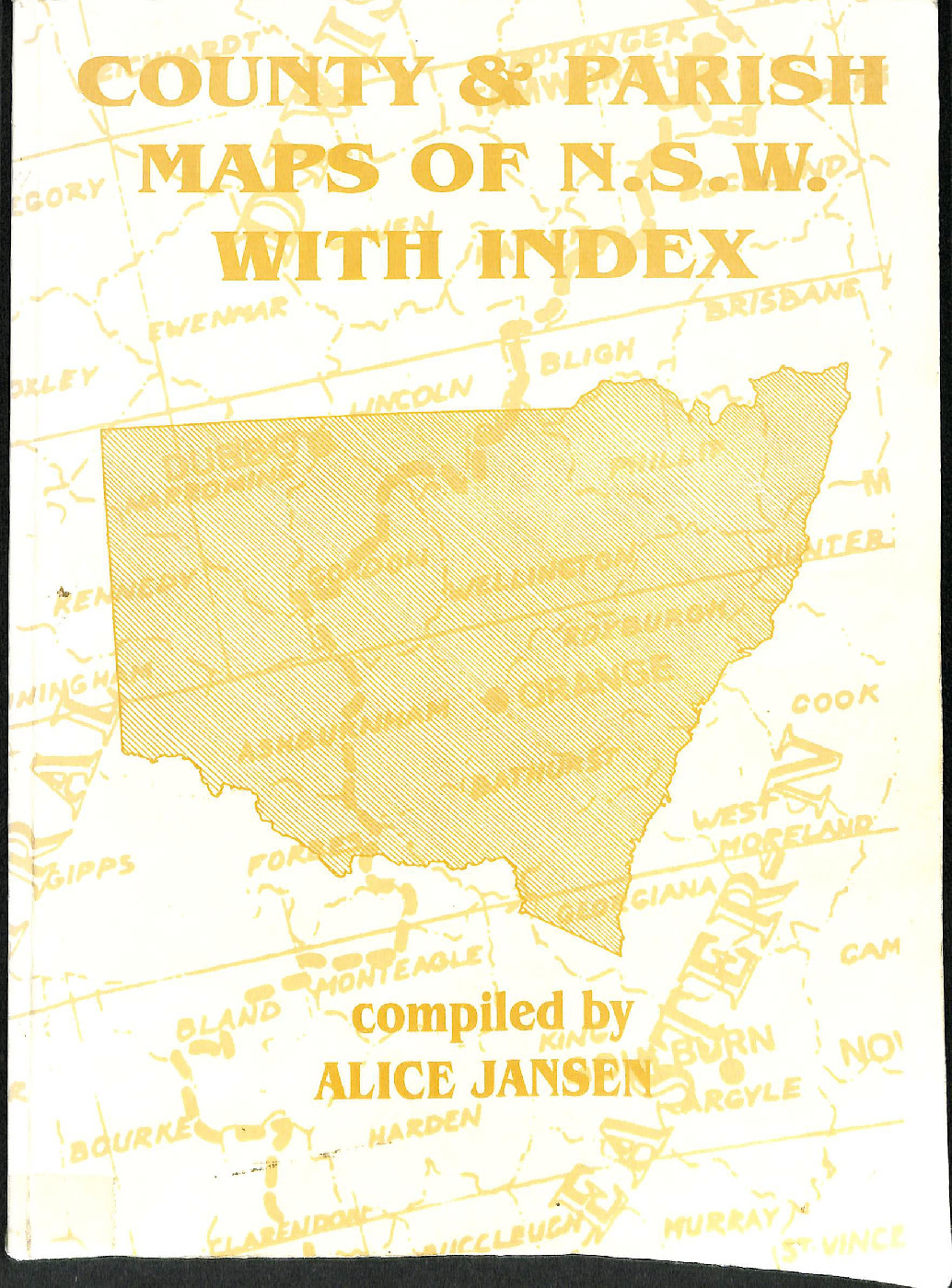 County &amp; Parish Maps of NSW with Index