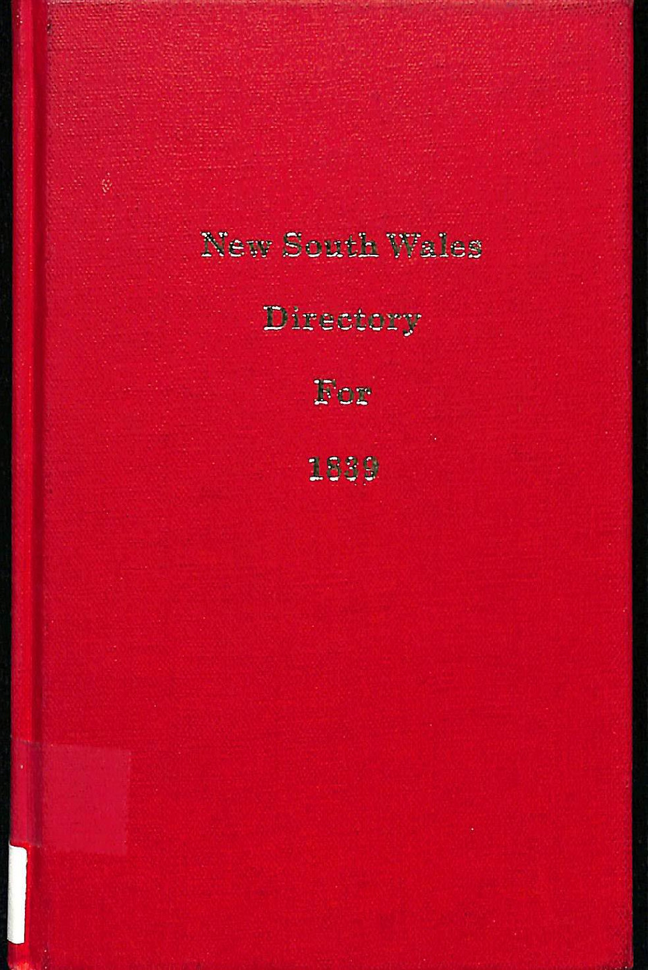 New South Wales and Port Phillip General Post Office directory for 1839