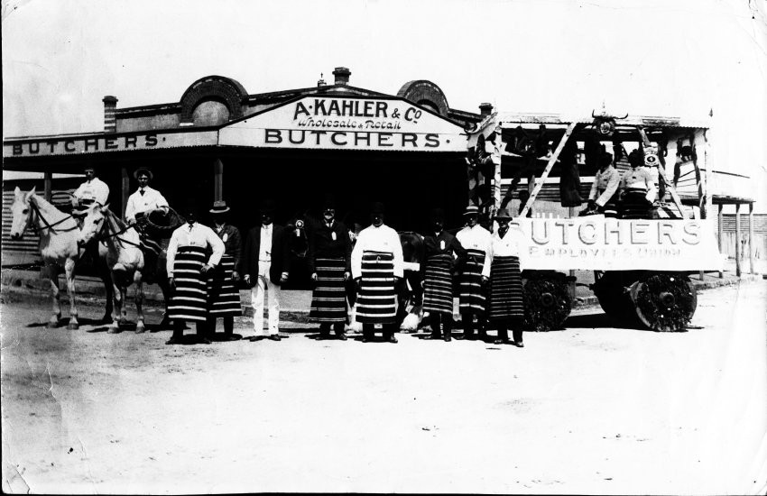 Ready for the Butchers Picnic, 1912 [A1821.HRCP3759]