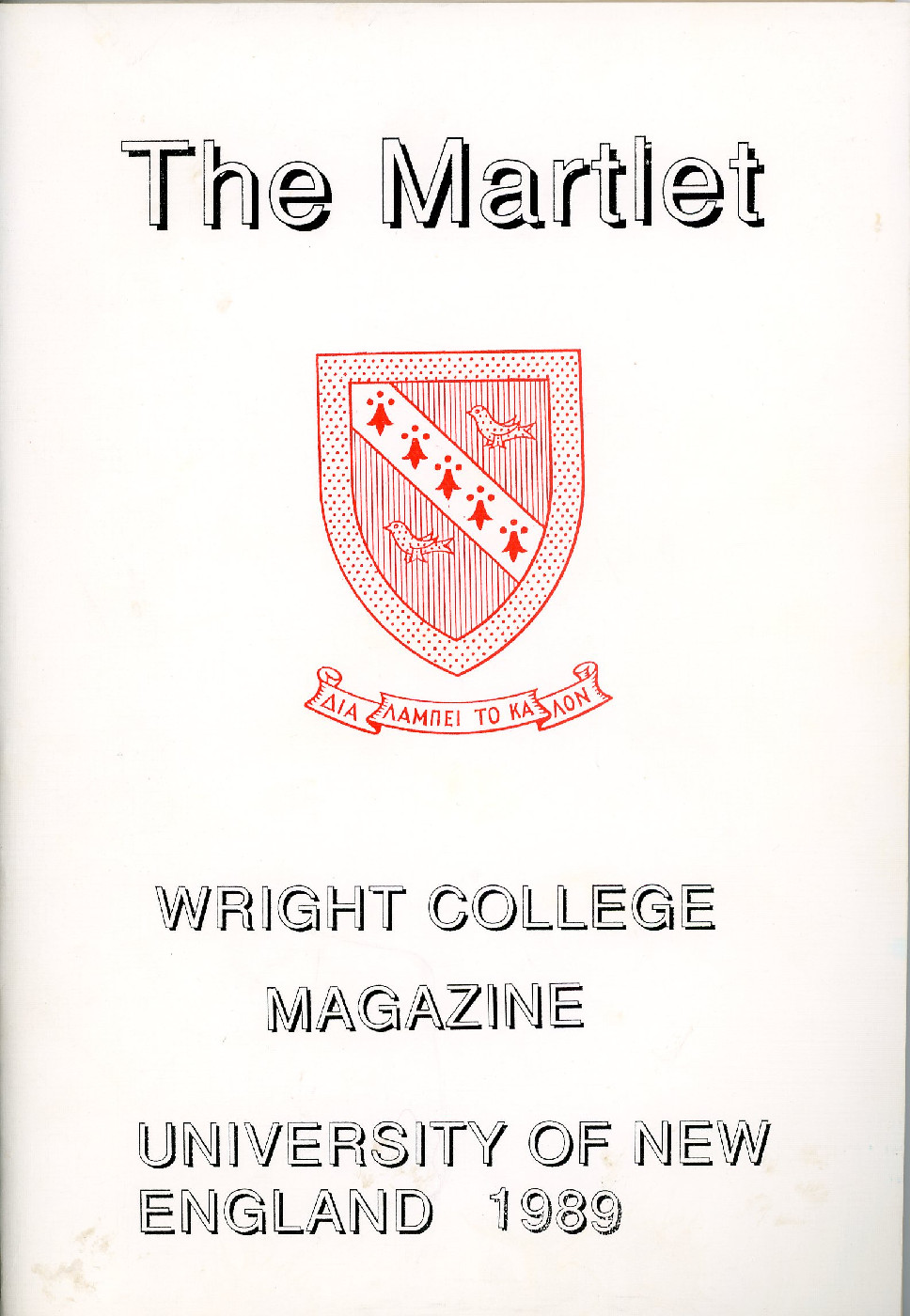 The Martlet 1989