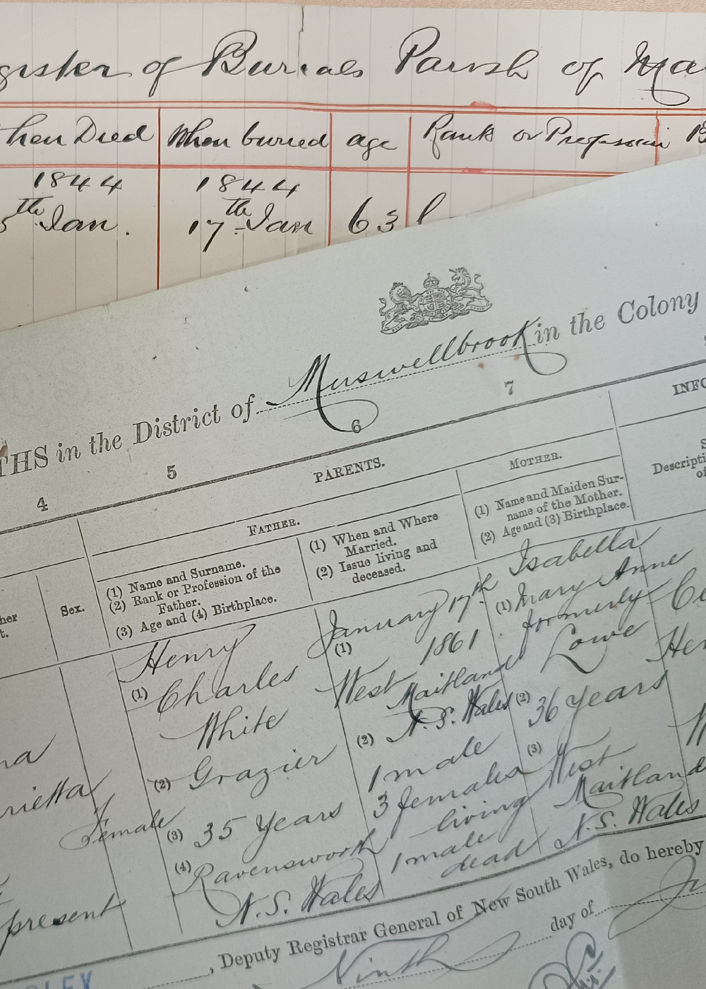 Havilah Station: White family records, 1826 - 1958