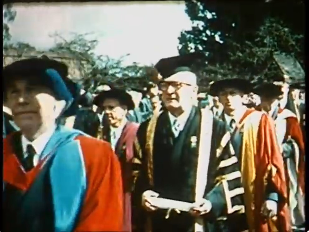 The Installation of the First Chancellor of New England University, 1955